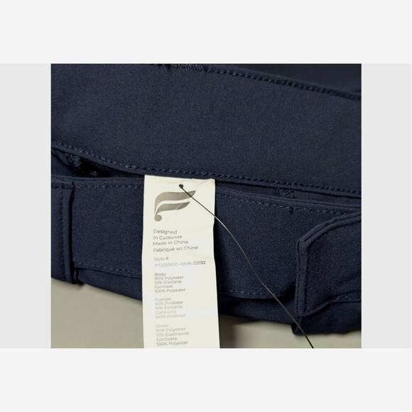 Fabletics The Only Pant Men 32x32 Navy Slim Fit Business Casual Golf Performance - Picture 16 of 16